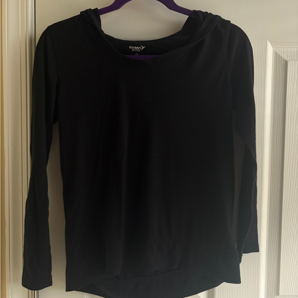 Old Navy Black Athletic Hoodie